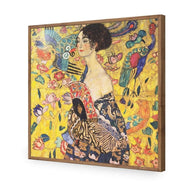Lady with Fan By Gustav Klimt