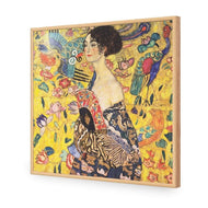 Lady with Fan By Gustav Klimt