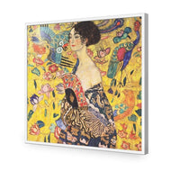 Lady with Fan By Gustav Klimt