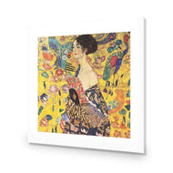 Lady with Fan By Gustav Klimt