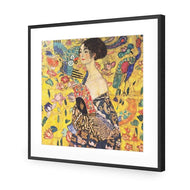 Lady with Fan By Gustav Klimt