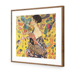 Lady with Fan By Gustav Klimt