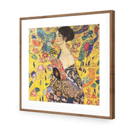 Lady with Fan By Gustav Klimt
