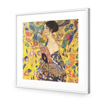 Lady with Fan By Gustav Klimt