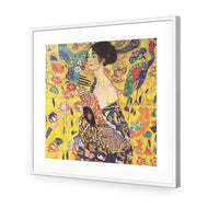 Lady with Fan By Gustav Klimt