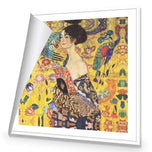 Lady with Fan By Gustav Klimt