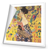 Lady with Fan By Gustav Klimt