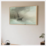 Ivan Aivazovsky - Ship in Stormy Sea