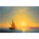 Sunset over Italy By Ivan Aivazovsky