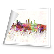 Gold Coast Skyline Watercolour