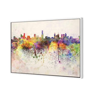 Melbourne Skyline Watercolour
