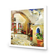 Courtyard of Santorini