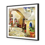 Courtyard of Santorini