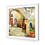 Courtyard of Santorini