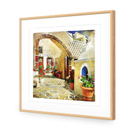 Courtyard of Santorini