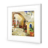 Courtyard of Santorini