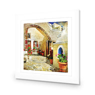 Courtyard of Santorini