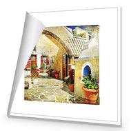 Courtyard of Santorini