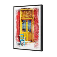Painted Greek Door