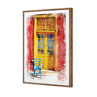 Painted Greek Door