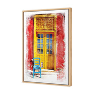 Painted Greek Door
