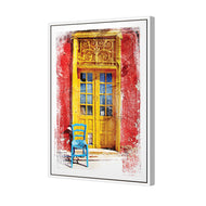 Painted Greek Door