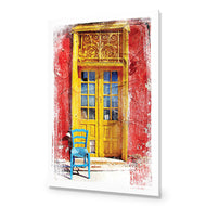 Painted Greek Door