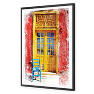 Painted Greek Door