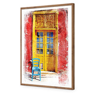 Painted Greek Door