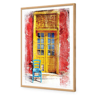 Painted Greek Door