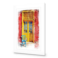 Painted Greek Door