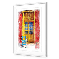 Painted Greek Door