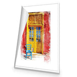 Painted Greek Door
