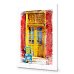 Painted Greek Door