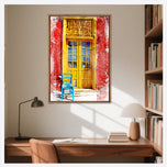 Painted Greek Door