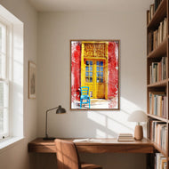 Painted Greek Door