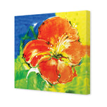 Abstract Hyacinth Right, Red