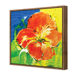 Abstract Hyacinth Right, Red