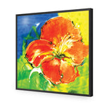 Abstract Hyacinth Right, Red