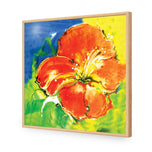 Abstract Hyacinth Right, Red