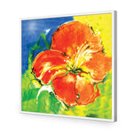 Abstract Hyacinth Right, Red