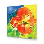 Abstract Hyacinth Right, Red