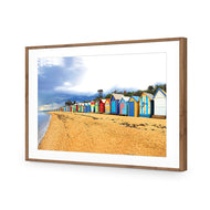 Row of Beach Boxes