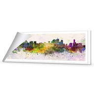 Brisbane Skyline Watercolour