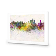 Brisbane Skyline Watercolour