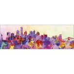 New York Skyline, Watercolour