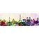 Paris Skyline, Watercolour