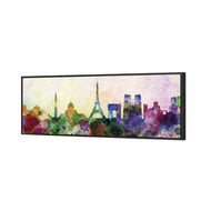 Paris Skyline, Watercolour