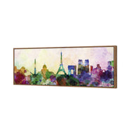 Paris Skyline, Watercolour