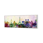 Paris Skyline, Watercolour